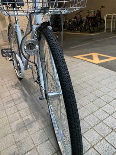 自転車　　ライト付き　かご付き　新品