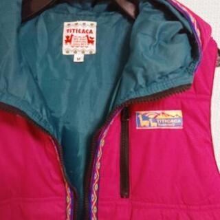 中古　レディース　中綿入りベストの画像