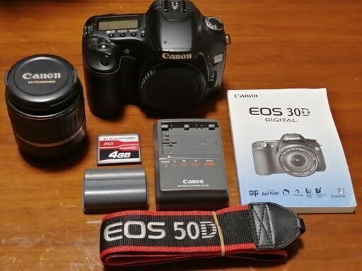 ■残り１日■中級デジタル一眼レフ EOS30D すぐに使えるセット！