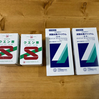 【相談中】食品添加物　クエン酸　重曹　（各2箱ずつ）