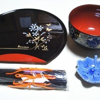 どっしり椀と銘々盆のｾｯﾄ  5組ｾｯﾄ     あなたの御料理...