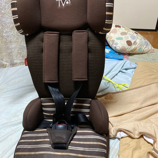 日本育児 チャイルドシート トラベルベスト ECプラス ブラウンボーダー 9kg~18kg対象の画像