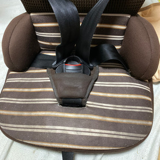 日本育児 チャイルドシート トラベルベスト ECプラス ブラウンボーダー 9kg~18kg対象の画像