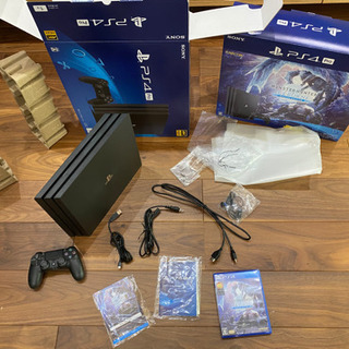 PS4 Pro 1TBモンスターハンターワールドアイスボーンマスターエディション