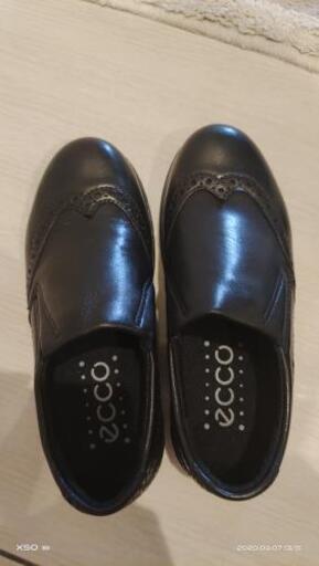 eccoキッズ本革ローファー　靴　ピアノ発表会　入学式