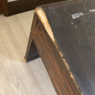 【昭和レトロ】アンティーク家具 文机 ローテーブル 引出し付の画像