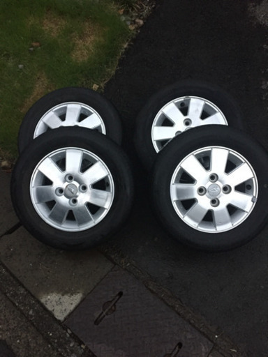 格安！13インチダイハツ純正ホイール/タイヤ付き