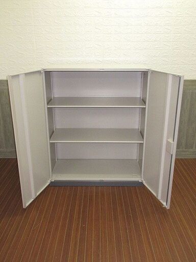 【在庫処分セール】stp-0056　コクヨ　ビジネスウォールNタイプ　両開き書庫　三段　BWN-S59F1N　両開き扉　3段　スチール製　KOKUYO　オフィス　キャビネット　書庫　書架