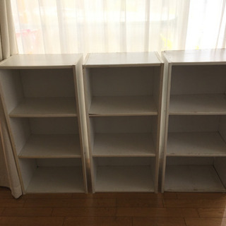 カラーボックス　傷あり