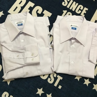 カッターシャツ2枚セット半袖170　長袖165の画像