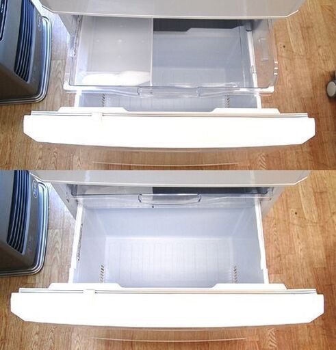 冷蔵庫 335L 2017年製 3ドア 三菱 MR-C34A-W 白 300Lクラス 自動製氷 真ん中野菜室 ホワイト 大型 MITS