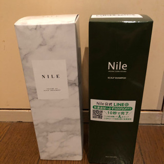 nileスカルプシャンプー、トリートメント未使用
