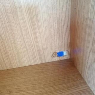 ワケアリ！！　収納棚　３段収納BOX扉付きの画像