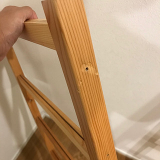 【引取り希望】無印良品　パイン材ユニットシェルフ 帆立の画像