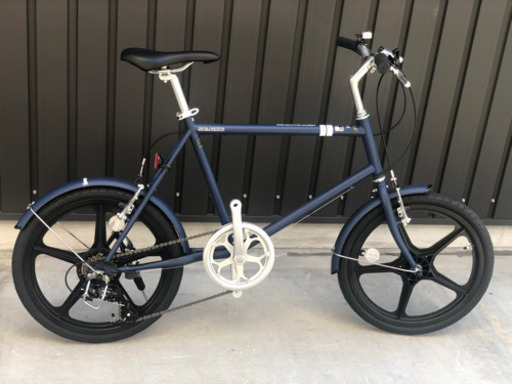 【全国配送可能】 オシャレ　ミニベロ◆20インチ◆　シークレットコード206　OGKプラホイール仕様　マットブルー