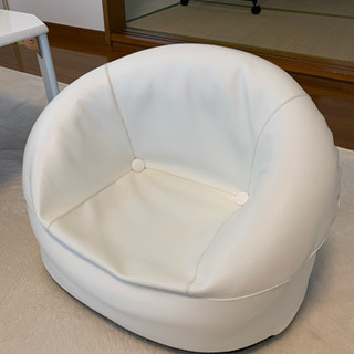 楽天購入品＊ キッズチェア キッズソファ　白 子供用椅子 ソファ...
