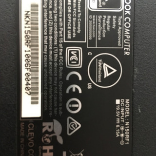 ゲーミングノートパソコン【ジャンク扱い】の画像