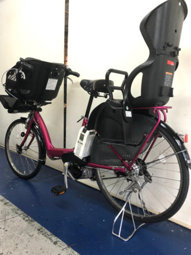 ブリヂストン アンジェリーノ　26インチ 3人乗り 8.9ah ピンク　電動自転車　電動アシスト