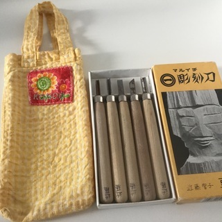 彫刻刀カバー付き
