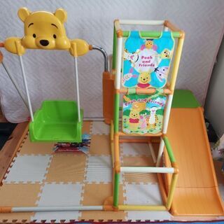プーさんのジャングルジム　おりたたみキッズパーク