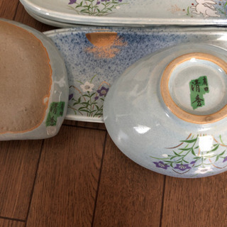 有田 清秀 月見うさぎのかわいい和皿3種 ➹値下げの画像