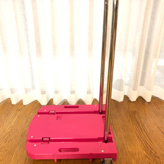 値下げ 折りたたみ台車 ピンク YAMAZENの画像