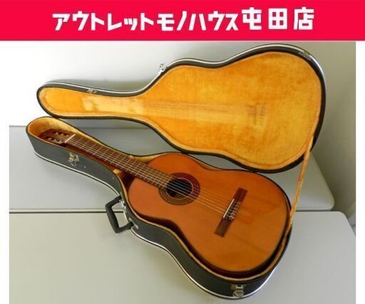 昭和レトロ クラシックギター  阿部保夫  ZEN-ON 全音 65S ギターチューニング笛 ハードケース付き