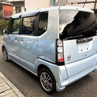 平成25年式 ホンダ N-BOX G SSパッケージ 4WD JF2 修復歴なし ステアリングリモコン付ナビTV/バックカメラ/ETC/両側パワースライドドアの画像