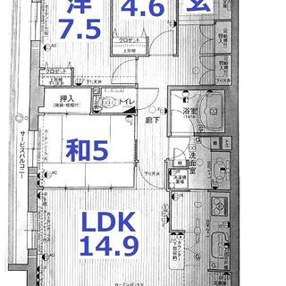 ペルル平野 6F部分 ペット可 2,380万円の画像