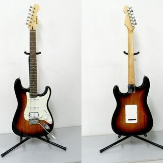 BUSKER'S 島村楽器 ストラトタイプ エレキギター ソフトケース付き