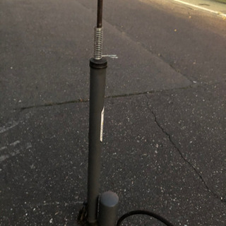 自転車の空気入れ　エアゲージ　チューブ付き