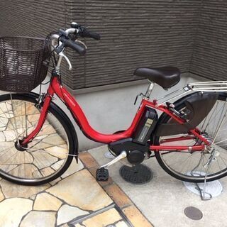 ?特価?ヤマハ パスナチュラ　4Ah 電動自転車　電動アシスト自転車　26インチ　レッド　9/12