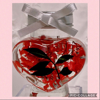 ハートボトル♥️のハーバリウム♡♡♡