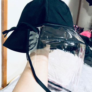 防御フェイス付きキャップ帽子