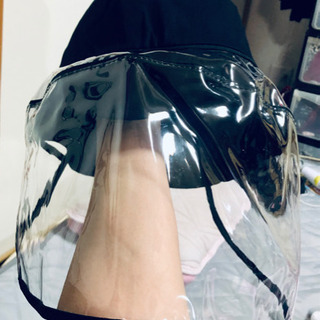 防御フェイス付きキャップ帽子の画像