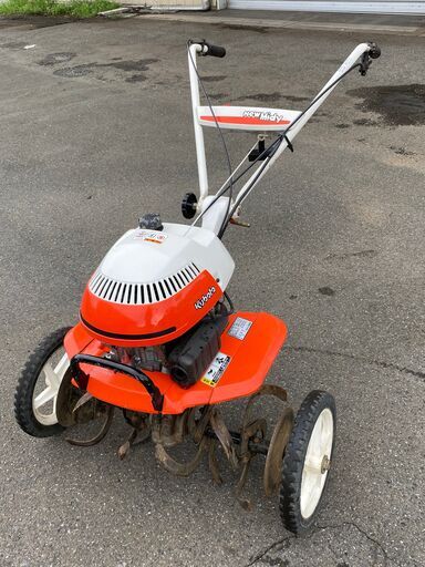 整備済 女性でもかけ易い 移動輪付 クボタ New Midy 2.4馬力 耕運機 TMA25 初期不良対応修理もします