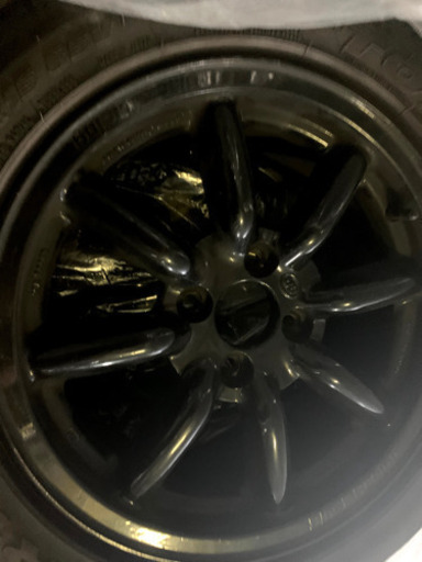 ブラックレーシング　15インチ　6.5j    PCD100   4本