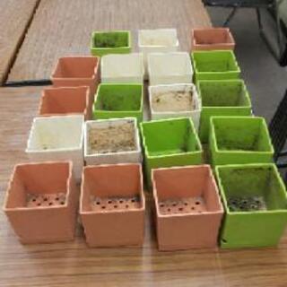 プラッチクの小さい植木鉢？無料の画像