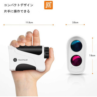 【新品未使用】 ゴルフ 距離計 ゴルフ用 距離測定器 光学6倍望...
