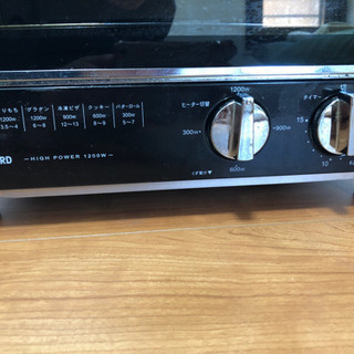 オーブントースター　TWINBIRD　黒　2010年製の画像