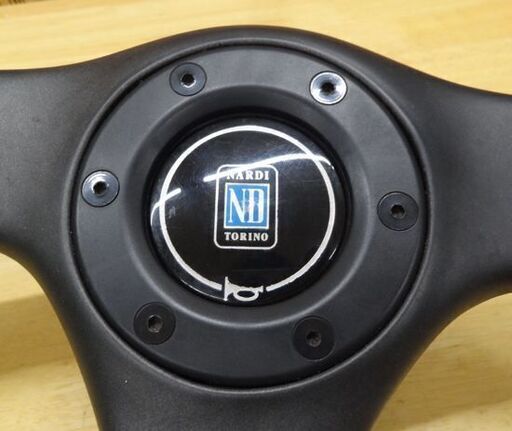 NARDI ナルディ ステアリング GARA3 TYPE4 365mm ブラックレザー＆ガンメタリック FET ガラ タイプ4 ハンドル  ☆ PayPay(ペイペイ)決済可能 ☆ 札幌市 豊平区 平岸 アウトレットモノハウス