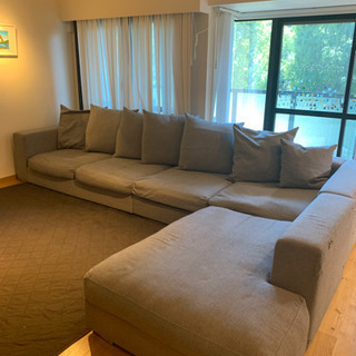 BoConcept 5人掛　セノバカウチソファ　ファブリック　