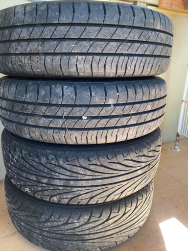 タイヤホイール　16インチ4本セット　バリ山