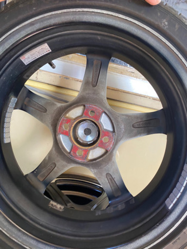 タイヤホイール　16インチ4本セット　バリ山