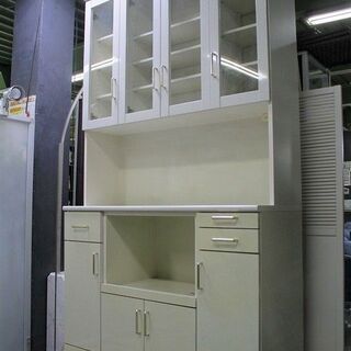 R1921) ティアラ120ダイニングボード 食器棚 店頭取引大歓迎♪