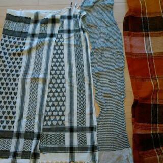 膝かけ、スカーフ、マフラー3点セットの画像