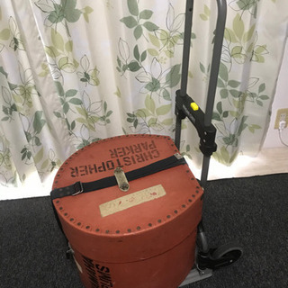 ドラムマット、フロア用台車型ケース、カホン+教本の画像