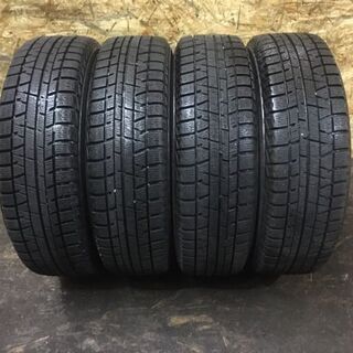 【YOKOHAMA ice GUARD iG50 PLUS 165/65R14】スタッドレス 4本【Weds LAUFBAHN 14インチ 4.5J4HPCD100+45】バリ溝 パッソ等　(VTY131) クレジットカード QR決済可能の画像