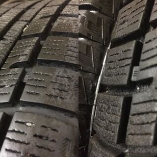 【YOKOHAMA ice GUARD iG50 PLUS 165/65R14】スタッドレス 4本【Weds LAUFBAHN 14インチ 4.5J4HPCD100+45】バリ溝 パッソ等　(VTY131) クレジットカード QR決済可能の画像
