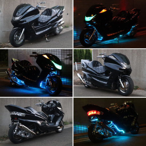 値下げ！！【YAMAHA マジェスティ】ブラック フルカスタム チョップフェイス LED